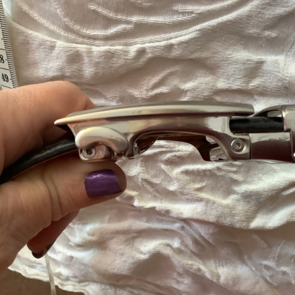 EUC Mens Nextbelt adjustable ratchet Alligator belt black leather - Picture 12 of 13